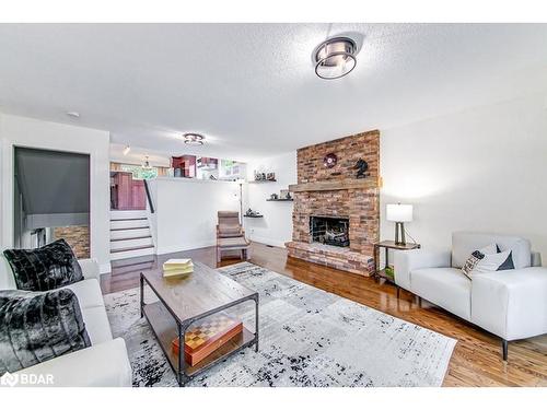 16 Peacock Lane, Barrie, ON - Indoor Photo Showing Living Room With Fireplace