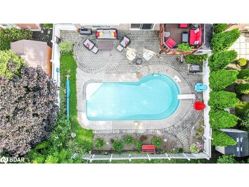 156 Columbia Road, Barrie, ON - Outdoor With In Ground Pool