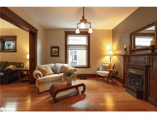 212 Front Street, Stratford, ON - Indoor Photo Showing Living Room With Fireplace