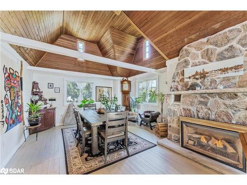 113 Minnetonka Road, Innisfil, ON - Indoor With Fireplace