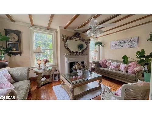 58 Keffer Street, Cambridge, ON - Indoor Photo Showing Living Room With Fireplace