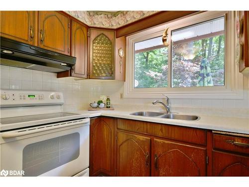 1359 St Vincent St Street, Springwater, ON - Indoor Photo Showing Kitchen With Double Sink