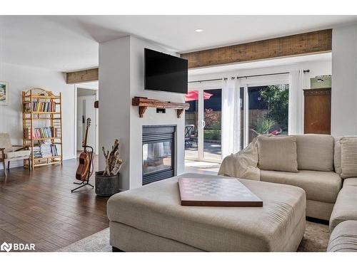 223 Cliff Road, Barrie, ON - Indoor Photo Showing Living Room With Fireplace