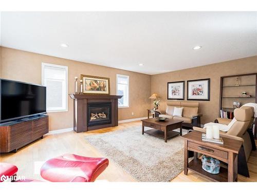 15 Fawn Crescent, Barrie, ON - Indoor Photo Showing Living Room With Fireplace