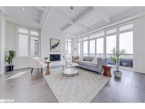 255 Port Darlington Road, Bowmanville, ON - Indoor Photo Showing Living Room With Fireplace