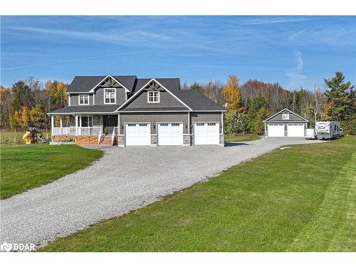 2448 Stockdale Road, Severn, ON - Outdoor With Deck Patio Veranda With Facade