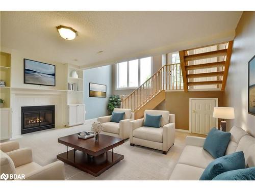 61 Holly Meadow Road, Barrie, ON - Indoor Photo Showing Living Room With Fireplace