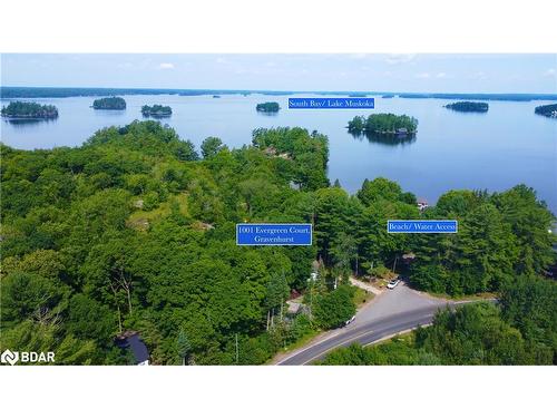 1001 Evergreen Cr Court, Gravenhurst, ON - Outdoor With Body Of Water With View