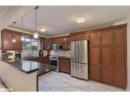 4320 Shelby Crescent, Mississauga, ON - Indoor Photo Showing Kitchen With Stainless Steel Kitchen With Double Sink