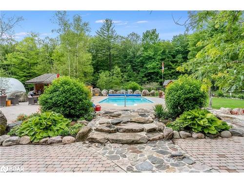 697 Lafontaine Road E, Tiny, ON - Outdoor With In Ground Pool With Backyard