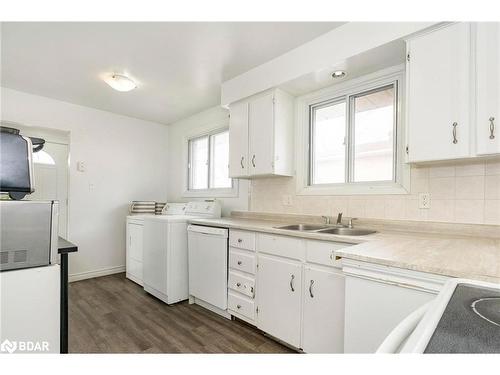 22A Bernick Drive, Barrie, ON - Indoor Photo Showing Kitchen With Double Sink