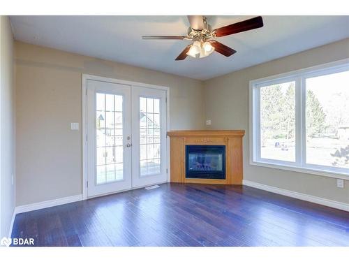 44 Geddes Street W, Clifford, ON - Indoor Photo Showing Living Room With Fireplace