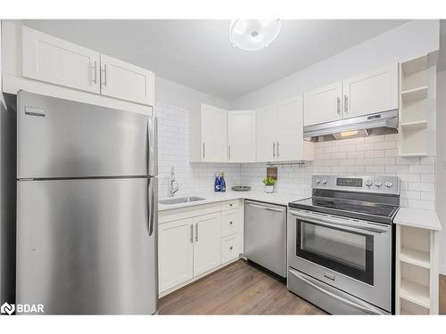 214-126 Bell Farm Road, Barrie, ON - Indoor Photo Showing Kitchen With Stainless Steel Kitchen