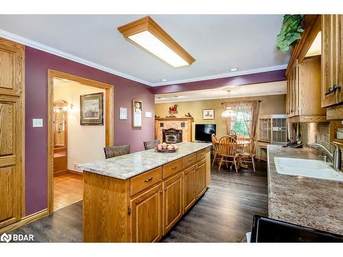 301 Concession 4 East Road, Tiny, ON - Indoor Photo Showing Kitchen With Double Sink