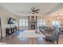 27 Houben Crescent, Oro-Medonte, ON  - Indoor Photo Showing Living Room With Fireplace 