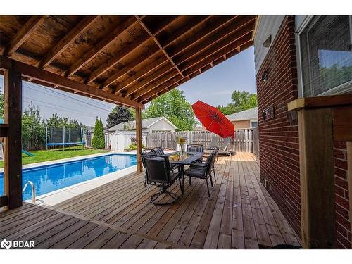 125 Alicewood Court, Etobicoke, ON - Outdoor With In Ground Pool With Deck Patio Veranda With Exterior