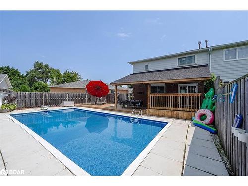 125 Alicewood Court, Etobicoke, ON - Outdoor With In Ground Pool With Deck Patio Veranda