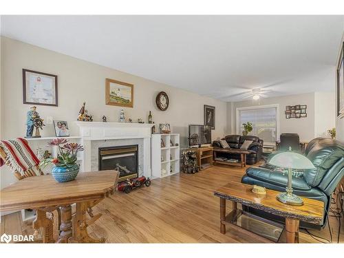 21 Kelsey Crescent, Barrie, ON - Indoor Photo Showing Living Room With Fireplace