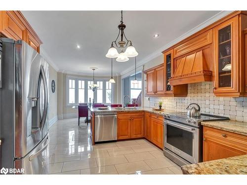 436 8Th Concession Road, Carlisle, ON - Indoor Photo Showing Kitchen With Stainless Steel Kitchen With Double Sink With Upgraded Kitchen