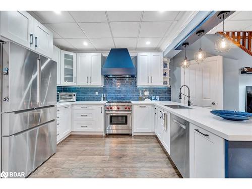 436 8Th Concession Road, Carlisle, ON - Indoor Photo Showing Kitchen With Stainless Steel Kitchen With Upgraded Kitchen