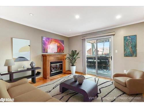 56 Knicely Road, Barrie, ON - Indoor Photo Showing Living Room With Fireplace