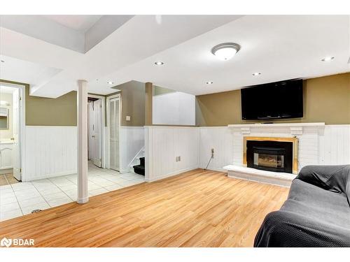 56 Knicely Road, Barrie, ON - Indoor Photo Showing Living Room With Fireplace