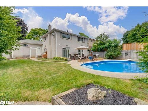 9 Bellevue Crescent, Barrie, ON - Outdoor With In Ground Pool With Backyard With Exterior