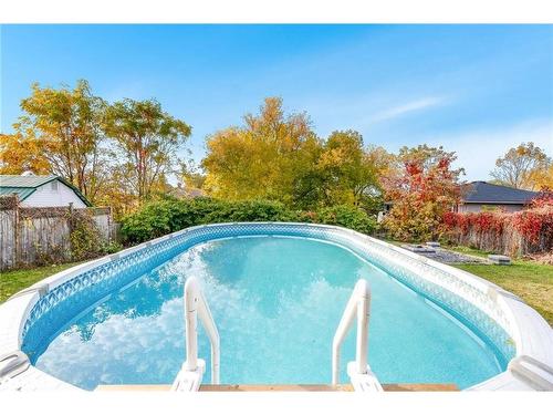 138 Richard Street, Victoria Harbour, ON - Outdoor With Above Ground Pool With Backyard