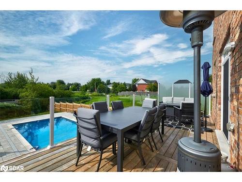 74 Megan Crescent, Barrie, ON - Outdoor With In Ground Pool With Deck Patio Veranda