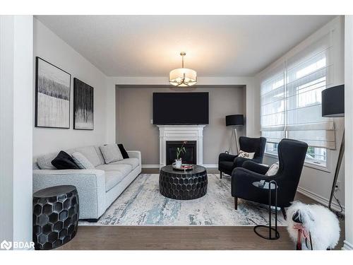 74 Megan Crescent, Barrie, ON - Indoor Photo Showing Living Room With Fireplace