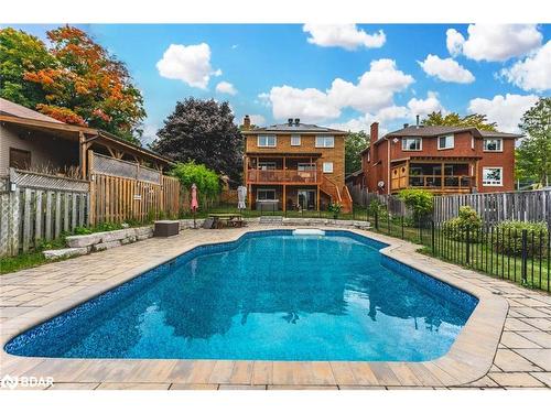 103 Letitia Street, Barrie, ON - Outdoor With In Ground Pool With Deck Patio Veranda With Backyard