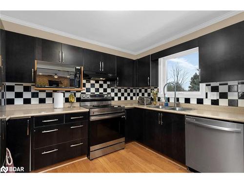 103 Letitia Street, Barrie, ON - Indoor Photo Showing Kitchen With Double Sink