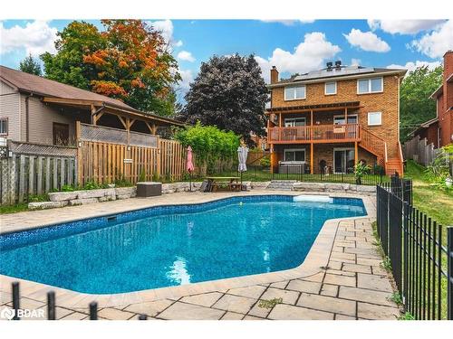 103 Letitia Street, Barrie, ON - Outdoor With In Ground Pool With Deck Patio Veranda With Backyard