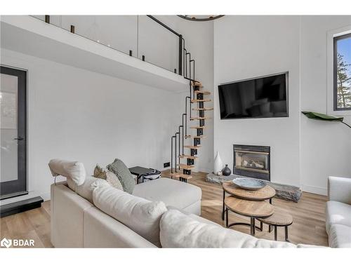 477 Fairview Street, New Hamburg, ON - Indoor Photo Showing Living Room With Fireplace