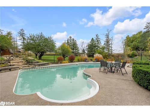 477 Fairview Street, New Hamburg, ON - Outdoor With In Ground Pool With Backyard