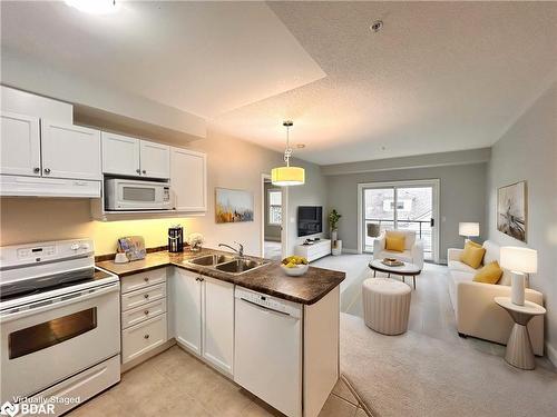 307-91 Raglan Street Street, Collingwood, ON - Indoor Photo Showing Kitchen With Double Sink