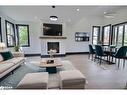 4356 Hepinstall Landing, Washago, ON  - Indoor Photo Showing Living Room With Fireplace 