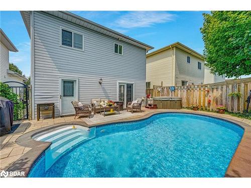 57 Downing Crescent, Barrie, ON - Outdoor With In Ground Pool With Deck Patio Veranda With Backyard With Exterior