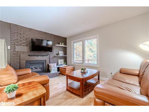 103 Browning Trail, Barrie, ON - Indoor Photo Showing Living Room With Fireplace