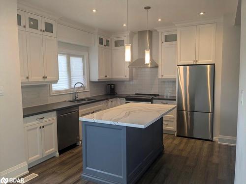 3 Beverly Street, Elmvale, ON - Indoor Photo Showing Kitchen With Stainless Steel Kitchen With Double Sink