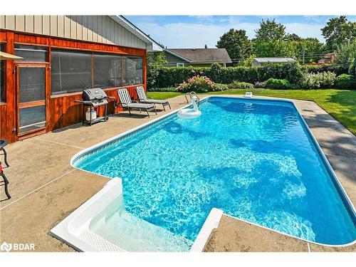 121 Queen Street Street, Fenelon Falls, ON - Outdoor With In Ground Pool With Backyard