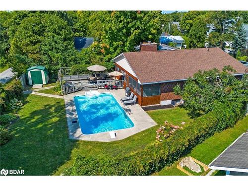 121 Queen Street Street, Fenelon Falls, ON - Outdoor With In Ground Pool With Backyard