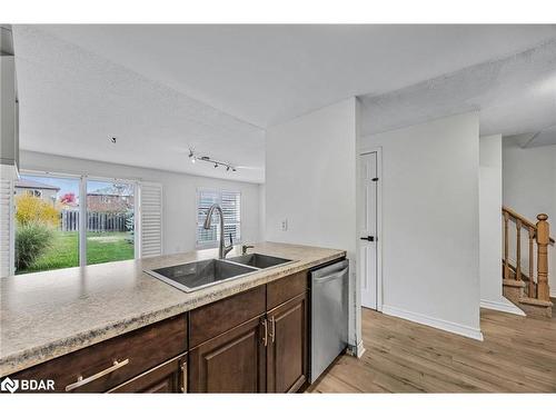 28 Monarchy Street, Barrie, ON - Indoor Photo Showing Kitchen With Double Sink