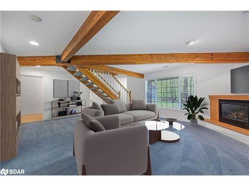 3895 Vasey Road, Tay, ON - Indoor Photo Showing Living Room With Fireplace