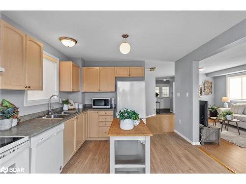 70 Courtney Crescent, Barrie, ON - Indoor Photo Showing Kitchen With Double Sink