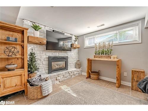 65 Melrose Avenue, Barrie, ON - Indoor With Fireplace