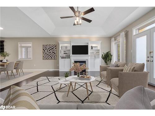 15 Prince William Way, Barrie, ON - Indoor Photo Showing Living Room With Fireplace