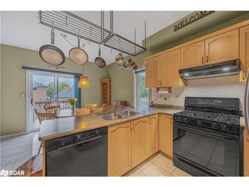 1917 Romina Court, Innisfil, ON - Indoor Photo Showing Kitchen With Double Sink