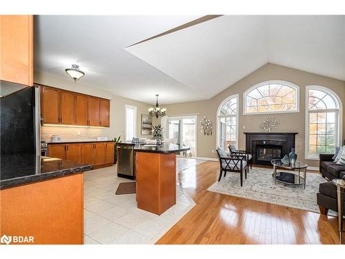 10 St Philip Court, Whitby, ON - Indoor Photo Showing Living Room With Fireplace