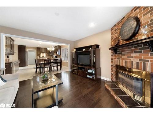 56 Bishop Drive, Barrie, ON - Indoor Photo Showing Living Room With Fireplace